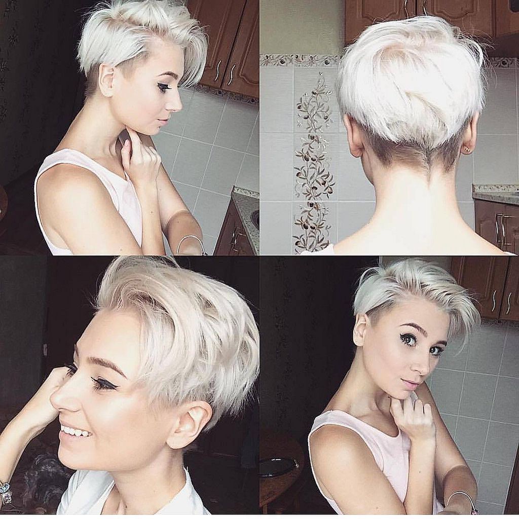 Messy Side Parted Undercut Pixie With Platinum Color | Short Hair Styles, Undercut  Hairstyles, Short Hair Undercut With Side Parted Pixie Hairstyles With An Undercut (Photo 1 of 25)