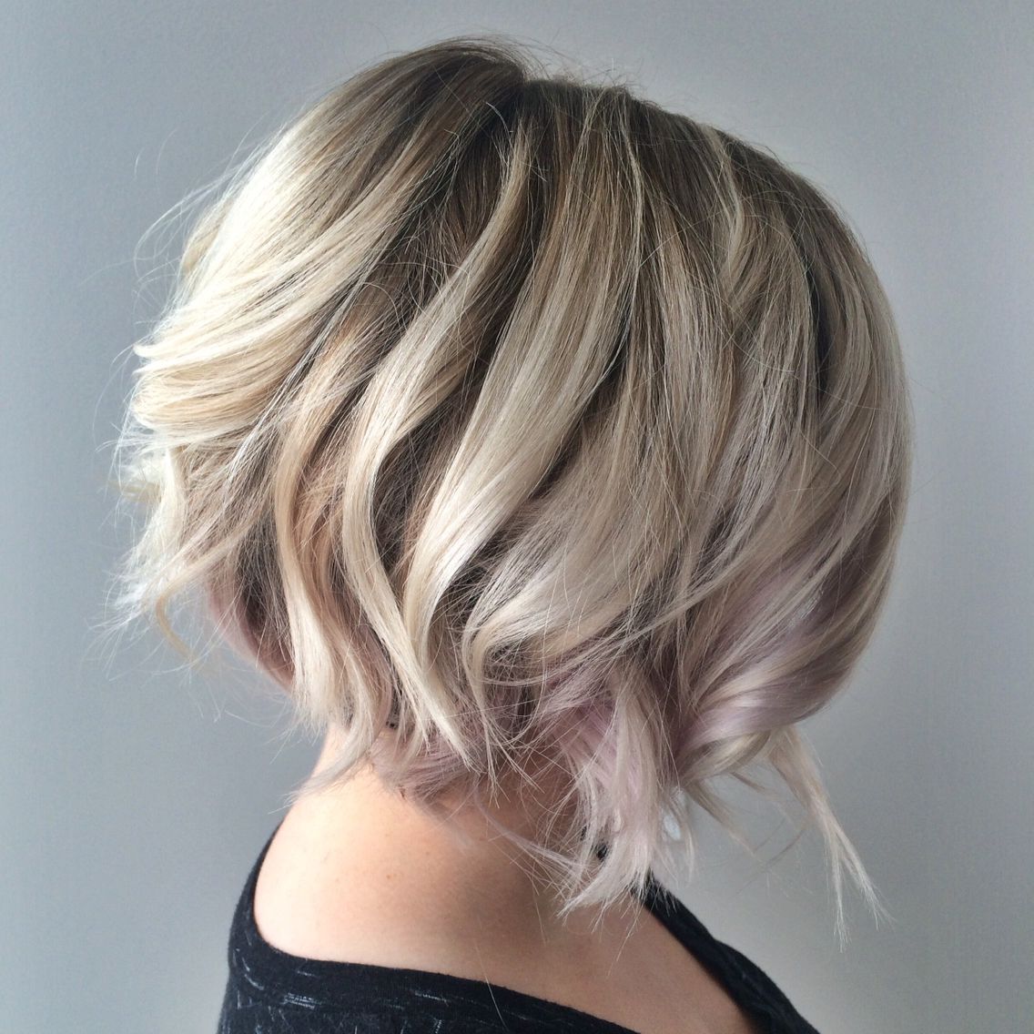 Pin On Beauty Inside Platinum Balayage On A Bob Hairstyles (View 22 of 25)