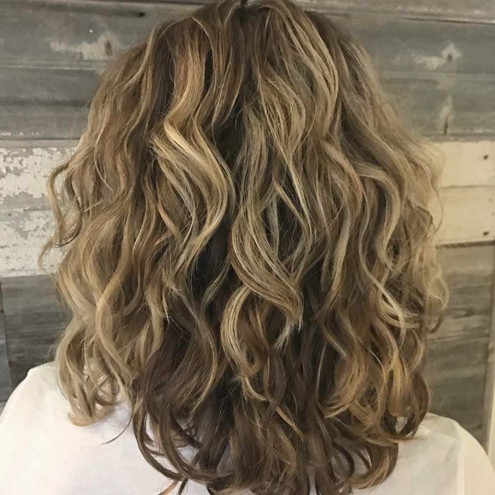 Pin On Beauty Pertaining To Most Recently Layered Curly Medium Length Hairstyles (View 23 of 25)