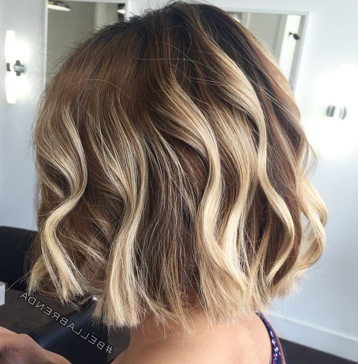 Pin On Bllowbar In Most Recent Waves Haircuts With Blonde Ombre (View 5 of 25)