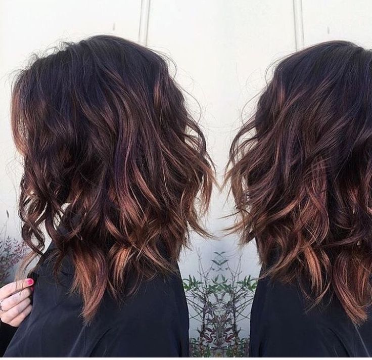 Pin On Fall In Recent Brunette To Mauve Ombre Hairstyles For Long Wavy Bob (View 12 of 25)
