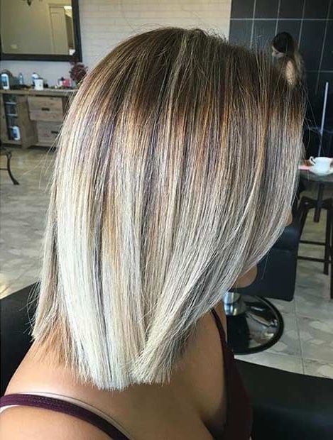 Pin On Hair Colors Throughout Most Recent Blunt Beige Blonde Lob Haircuts (View 6 of 25)