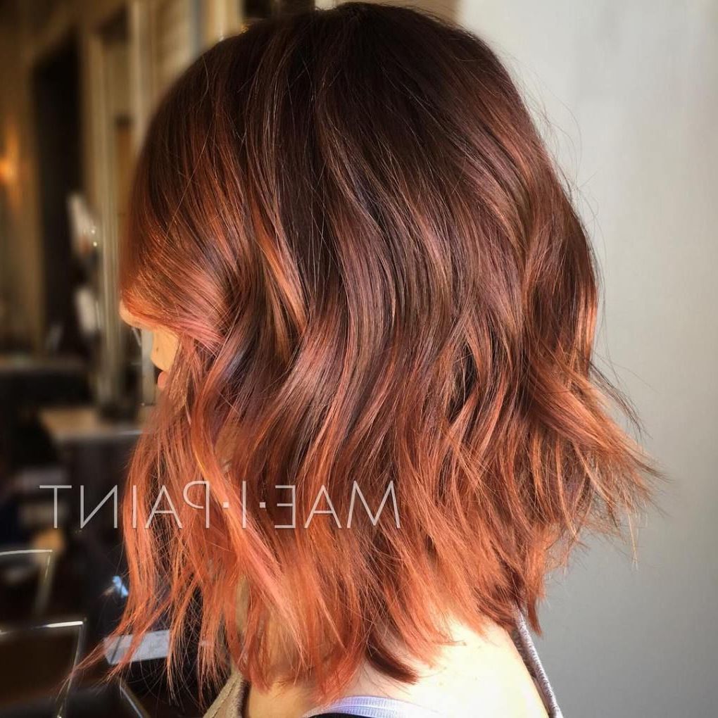 Pin On Hair Cuts Pertaining To Most Recent Copper Medium Length Hairstyles (View 2 of 25)