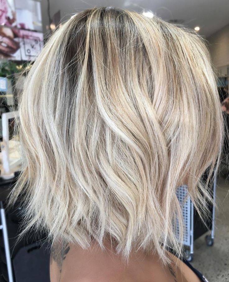 Pin On Hair Inside Blonde Balayage Shaggy Bob Hairstyles (View 6 of 25)