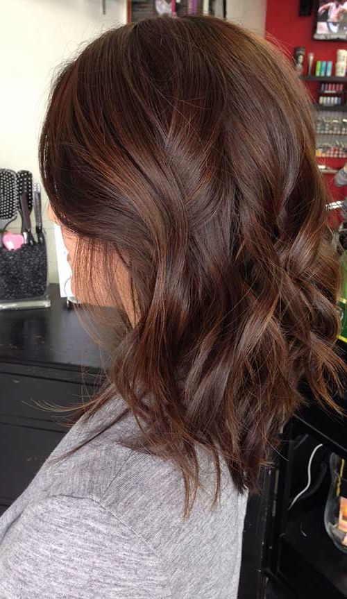 Pin On Hair Regarding Most Current Milk Chocolate Balayage Haircuts For Long Bob (View 21 of 25)