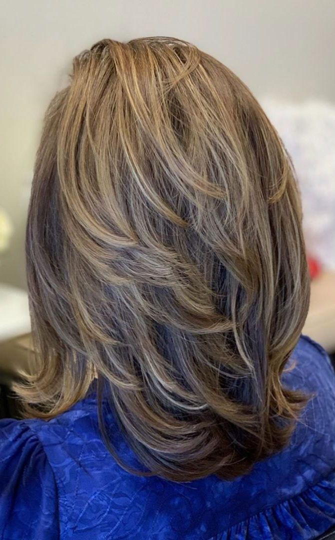 Pin On Hair Style Regarding Best And Newest Lob Haircuts With Swoopy Face Framing Layers (View 12 of 25)