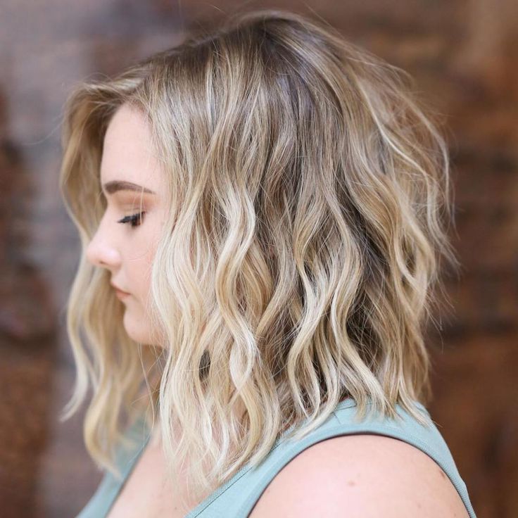 Pin On Hair Styles Throughout Newest Sandy Wavy Side Parted Lob Haircuts (View 4 of 25)