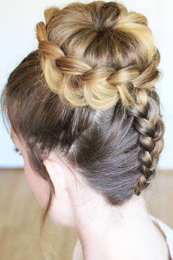 Pin On Hairstyles Throughout Dutch Braids Updo Hairstyles (View 10 of 25)