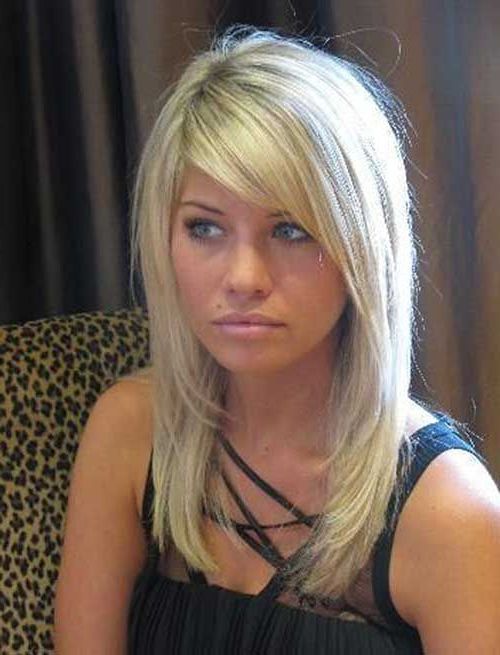 Pin On Long Bobs With Long Side Bangs Blunt Bob Hairstyles (View 12 of 25)