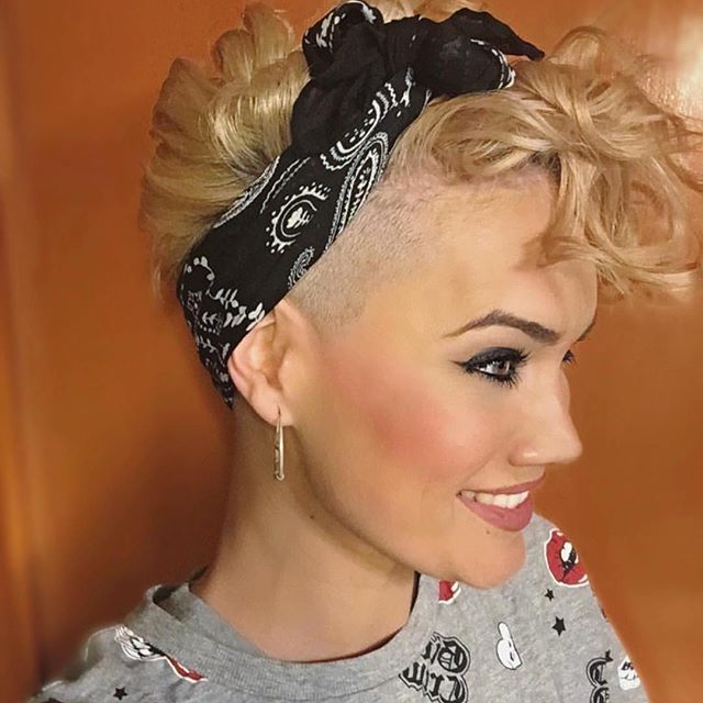 Pin On Projects To Try Inside Wavy Pixie Hairstyles With Scarf (View 4 of 25)