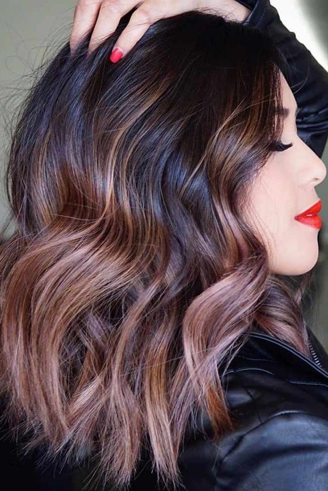Pin On Self Care For Most Recent Brunette To Mauve Ombre Hairstyles For Long Wavy Bob (View 1 of 25)