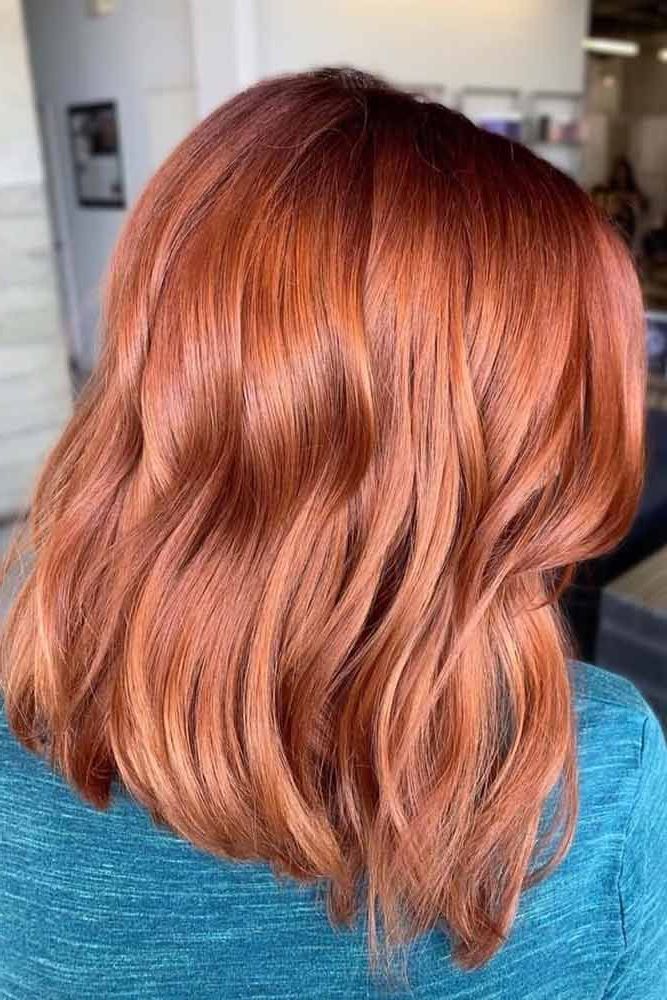 Pin On Self Care In Most Up To Date Copper Medium Length Hairstyles (View 1 of 25)