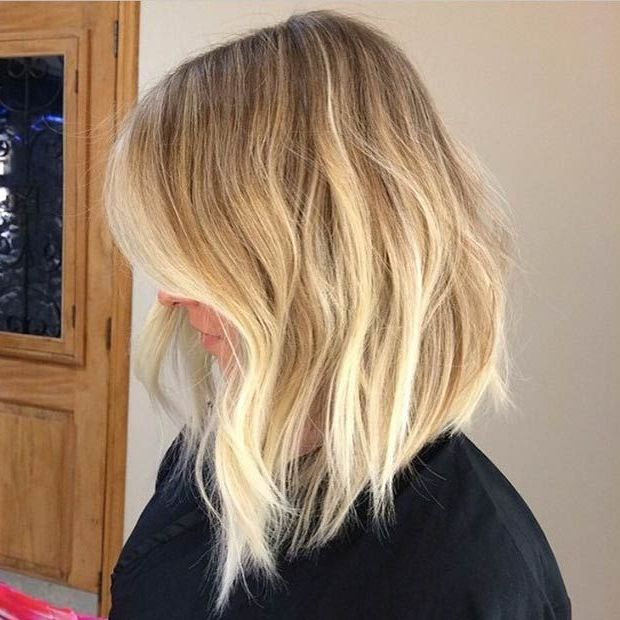 Pin On Stayglam Hairstyles In Most Recently A Line Blonde Wavy Lob Haircuts (View 1 of 25)