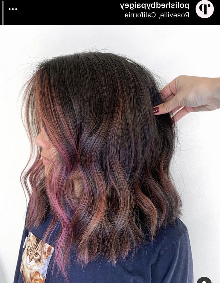 Pink Balayage Lob | Light Pink Hair, Balayage Asian Hair, Balayage Lob Throughout Latest Pink Balayage Haircuts For Wavy Lob (View 3 of 25)