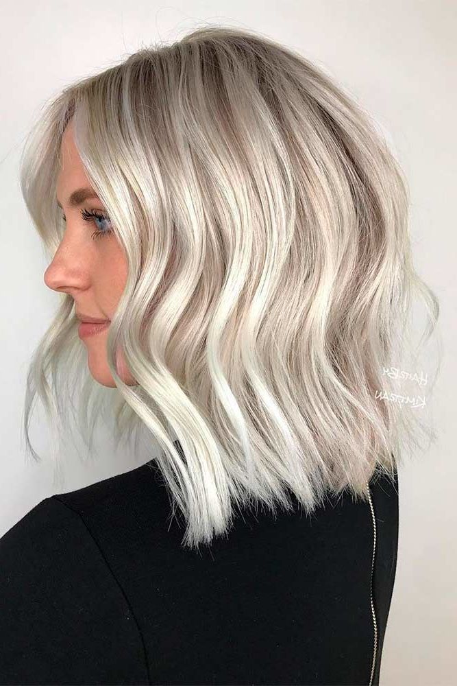 Platinum Blonde Hair Color Ideas Still Trending For 2022 – Love Hairstyles With Platinum Balayage On A Bob Hairstyles (Photo 23 of 25)