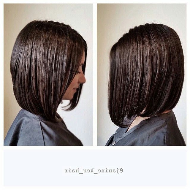 Regrann From @janine Ker Hair – A Line Lob #hair #haircut… | Flickr Regarding Recent A Line Lob Haircuts (View 18 of 25)