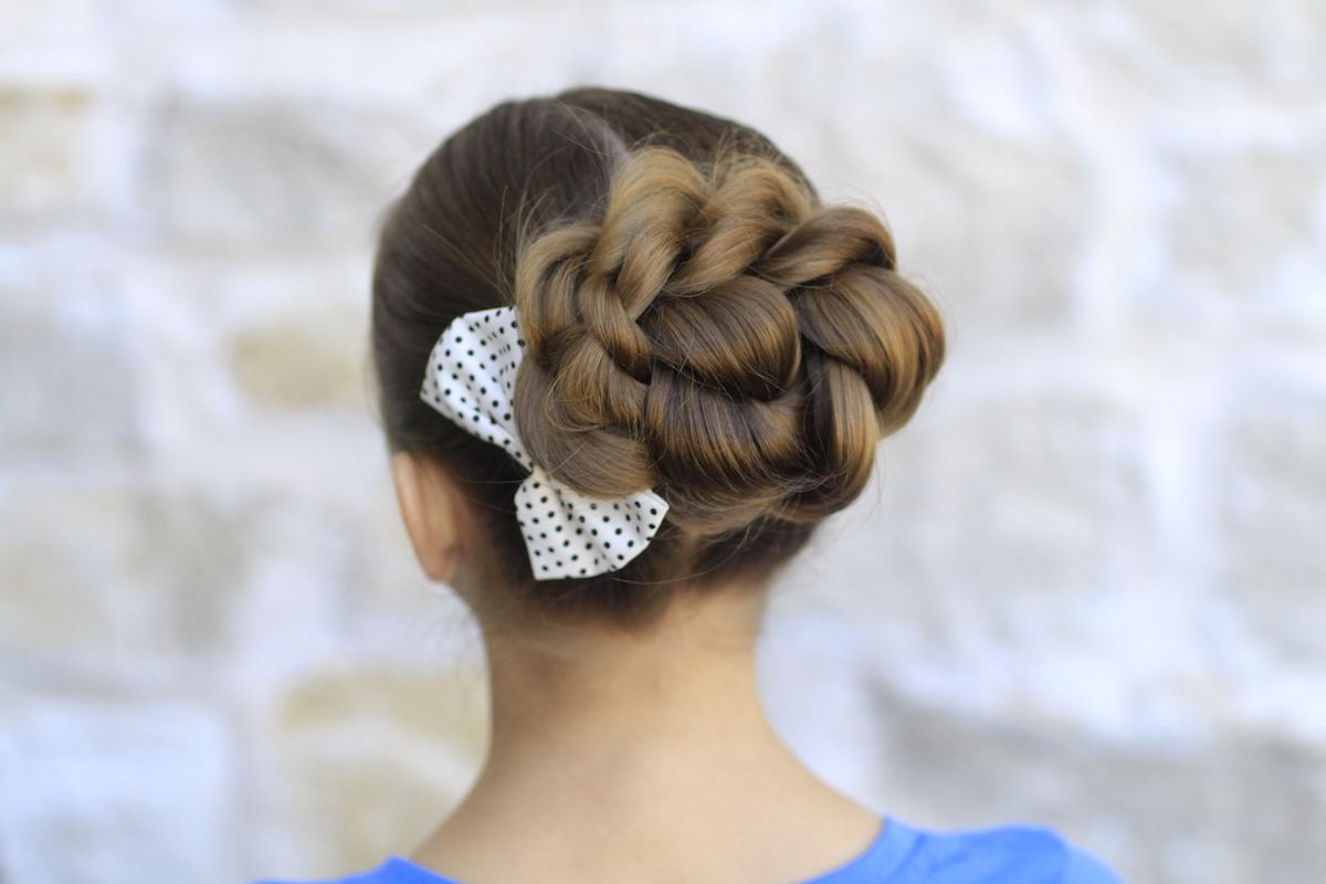 Rope Twisted Bun | Hairstyles For Prom – Cute Girls Hairstyles Intended For Most Popular Twisted Buns Hairstyles For Your Medium Hair (View 23 of 25)