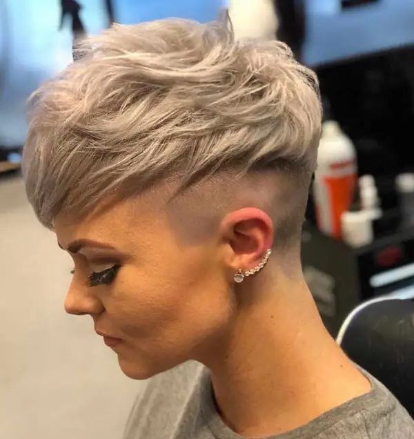 Featured Photo of  Best 25+ of Short Women Hairstyles with Shaved Sides