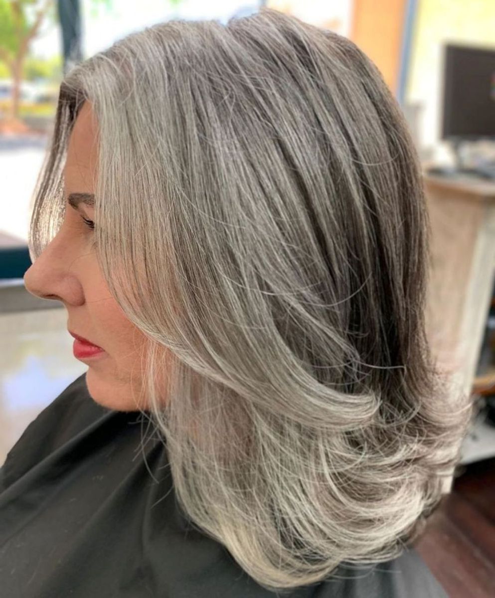 Silver Fox Hair Styles For Medium Texture, Wavy Hair – Bellatory Pertaining To Recent Silver Loose Curls Haircuts (Photo 19 of 25)