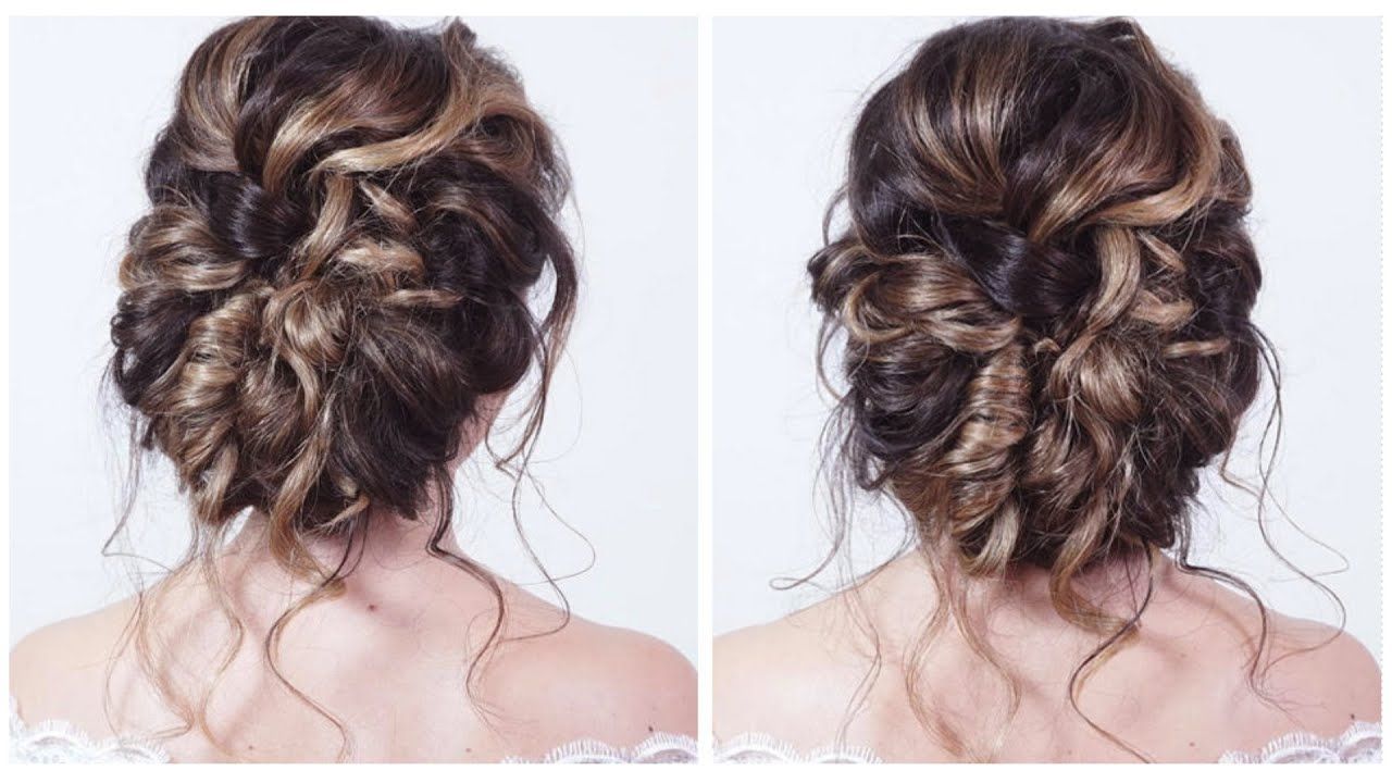 Soft Relaxed Bridal/wedding/party Updo, Great For Curly Hair (View 9 of 25)