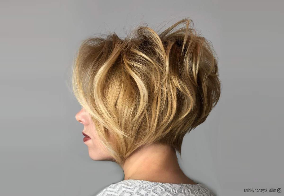 The 29 Best Short Hairstyles For Thick Hair Trending In 2022 Regarding Deep Asymmetrical Short Hairstyles For Thick Hair (Photo 18 of 25)
