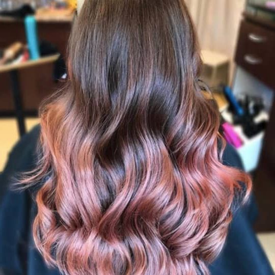 The 50 Best Rose Gold Hair Color Ideas To Ask For In 2022 | Hair L'oréal Pertaining To Most Recent Raspberry Gold Sombre Haircuts (View 8 of 25)