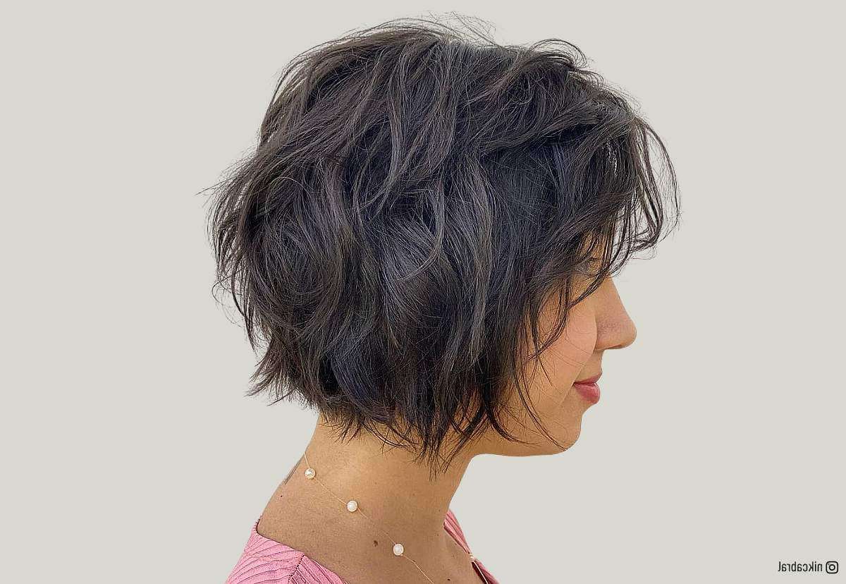 The Layered Wavy Bob Is The Cool Haircut Right Now + 20 Ways To Get It Inside Wavy Layered Bob Hairstyles (View 4 of 25)