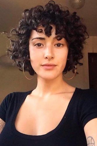 The Reason To Say Yes To One Of Short Bob Haircuts 2019 | Curly Hair  Photos, Short Curly Haircuts, Haircuts For Curly Hair For Latest Carefree Curls Haircuts (View 8 of 25)