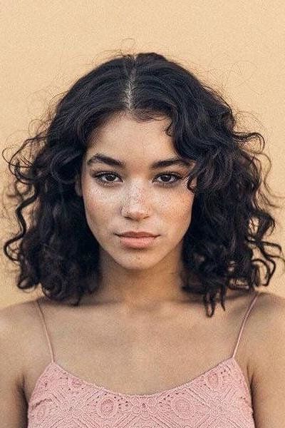 These Shoulder Length Bobs Are The Perfect Length | Curly Hair Photos,  Shoulder Length Curly Hair, Above Shoulder Length Hair In Most Recent Carefree Curls Haircuts (Photo 24 of 25)