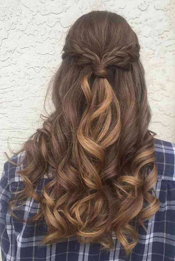 Top 30 Chocolate Brown Hair Color Ideas & Styles For 2022 With Current Milk Chocolate Balayage Haircuts For Long Bob (Photo 19 of 25)