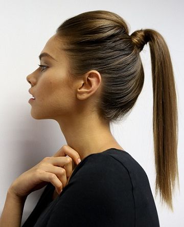 Top Pony: 15 Elegant High Ponytails For Short And Long Hair For Most Popular Hairstyles With Pretty Ponytail (View 14 of 25)