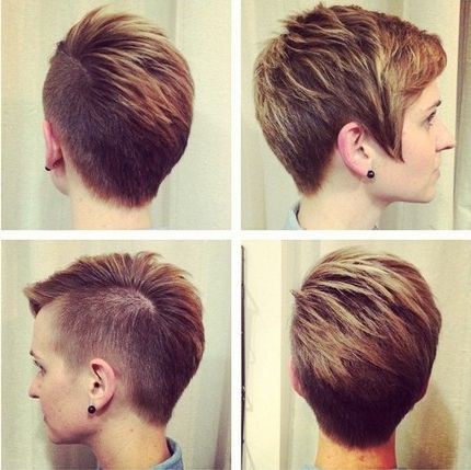 Trendy Short Cut For Women – The Shaved Pixie Cut – Hairstyles Weekly For Short Women Hairstyles With Shaved Sides (View 12 of 25)