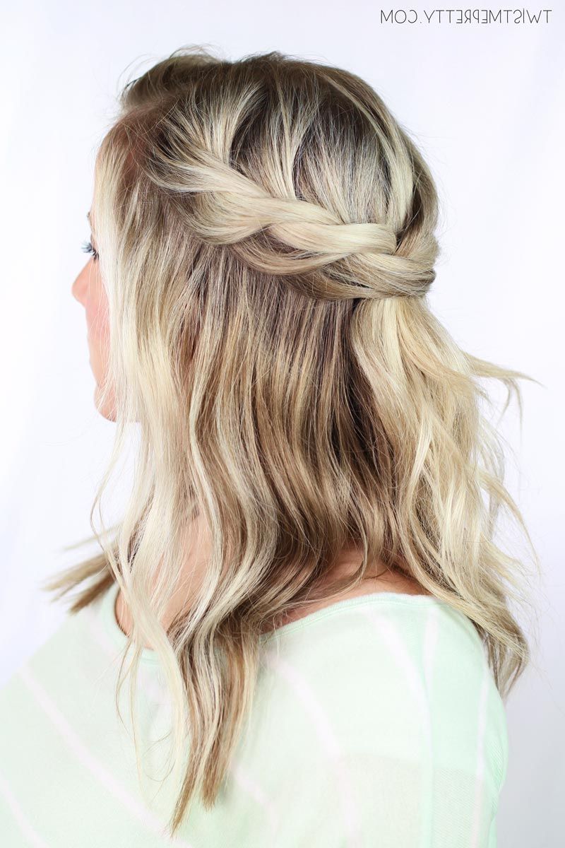 Twisted Crown Braid Tutorial – Twist Me Pretty Throughout Best And Newest Lovely Crown Braid Hairstyles (View 22 of 25)
