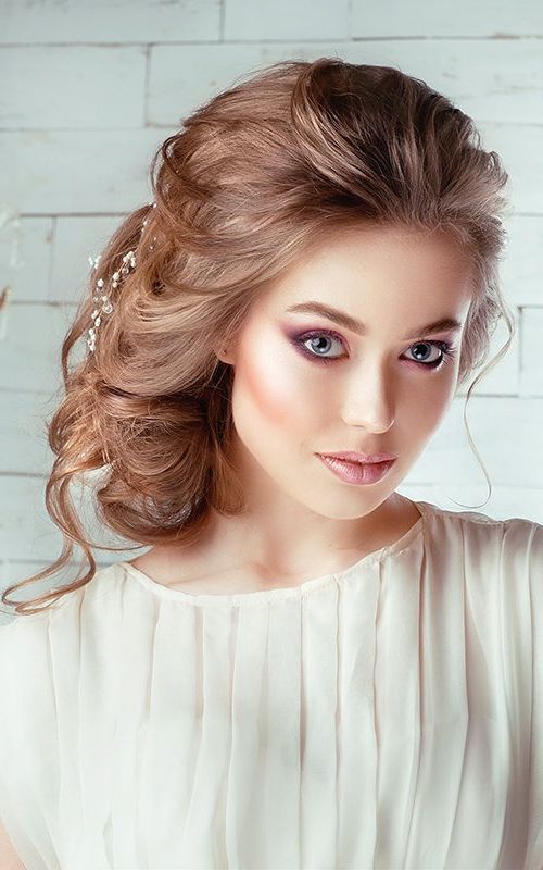 Wedding Hairstyles For Medium Length Hair: 40+ Best Looks For Most Recent Twisted Buns Hairstyles For Your Medium Hair (Photo 24 of 25)