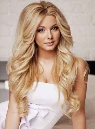 Youthful Fascinating Sexy Long Curly Lace Front Wig 100% Real Human Hair 22  Inches | Long Hair Styles, Loose Curls Long Hair, Hair Styles Pertaining To Recent Big Voluminous Curls Hairstyles (Photo 23 of 25)