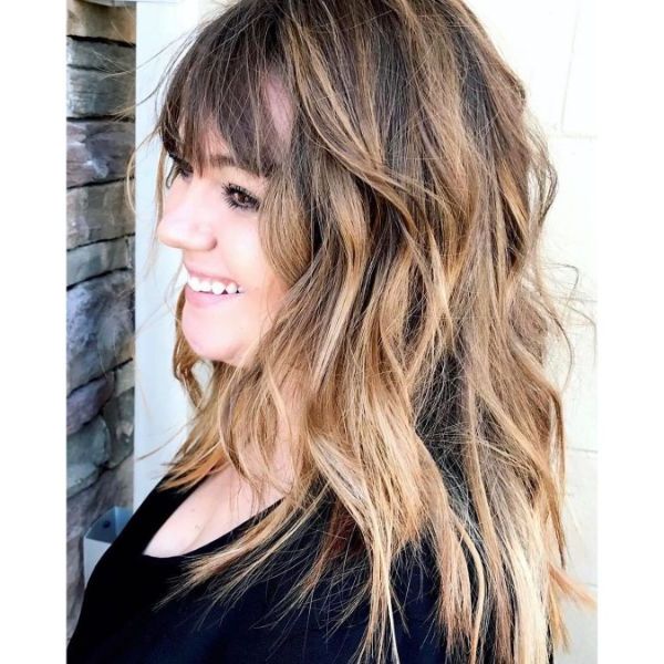 101 Best Long Shag Haircuts For Women In 2022 (with Pictures) With Messy Shag With Balayage (View 25 of 25)