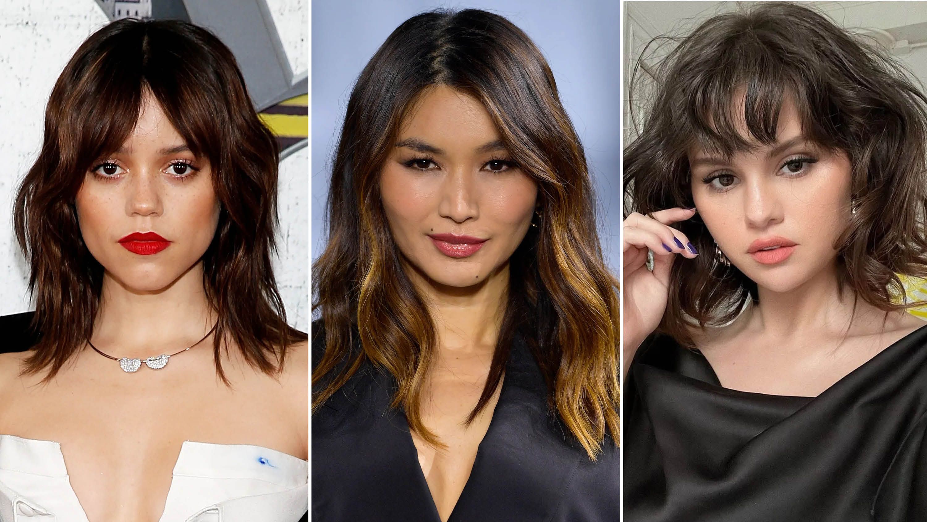 13 Medium Length Haircuts That Are Stunning And Low Maintenance— See Photos  | Allure In Best And Newest Light Brown Medium Hair With Bangs (Photo 15 of 18)