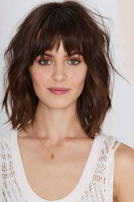 14 Styles For A Shag Haircut Intended For Most Popular Shaggy Lob With Arched Bangs (View 17 of 18)