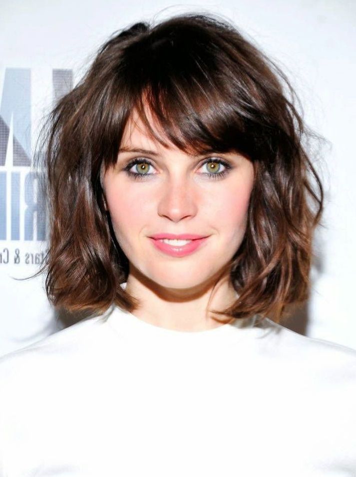 14 Styles For A Shag Haircut Throughout Gorgeous Side Parted Shaggy Bob (View 18 of 25)