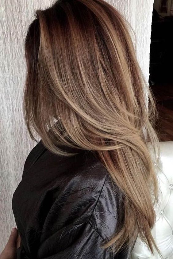 15 Long Layered Haircut Ideas To Try – Styleoholic With Layers And Highlights (View 20 of 25)