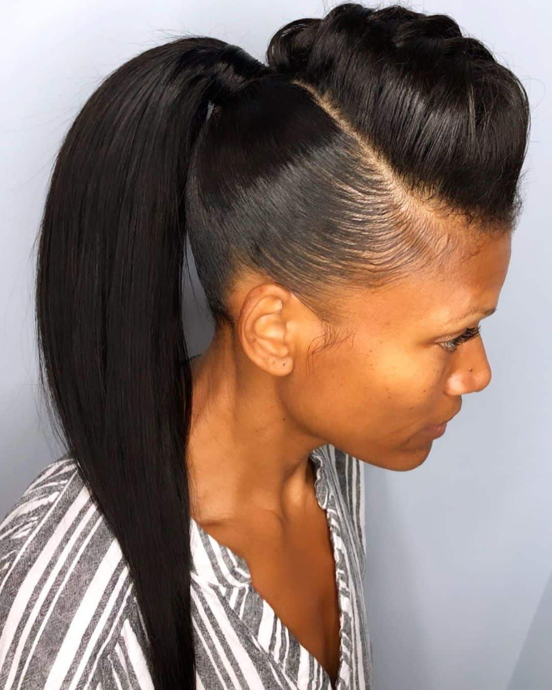 15 Mohawk Braids For A High Key Look Intended For Twisted Mohawk Like Ponytail (Photo 12 of 25)