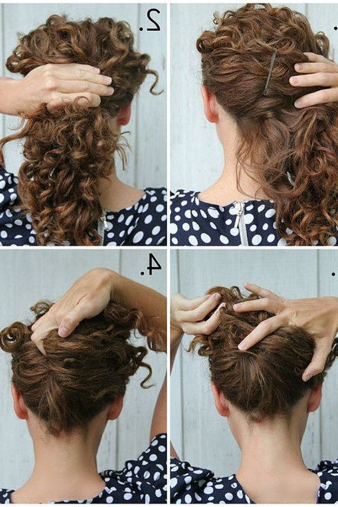 19 Naturally Curly Hairstyles For When You're Already Running Late | Curly  Hair Photos, Curly Hair Styles Naturally, Curly Hair Styles For Updo For Long Curly Hair (View 3 of 25)