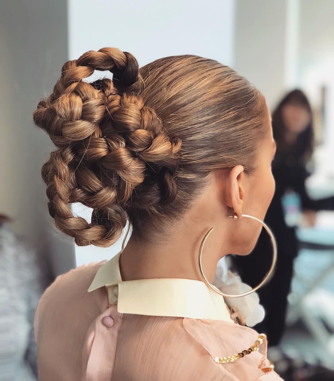 20 Braided Updo Hairstyles – Pictures Of Pretty Updos With Braids Intended For Braided Updo For Long Hair (Photo 22 of 25)