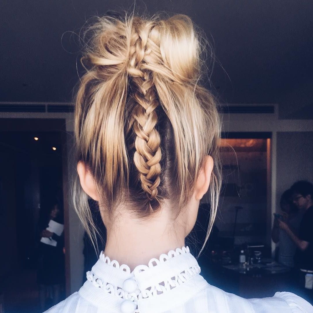 20 Braided Updo Hairstyles – Pictures Of Pretty Updos With Braids Throughout Braided Updo For Long Hair (Photo 6 of 25)
