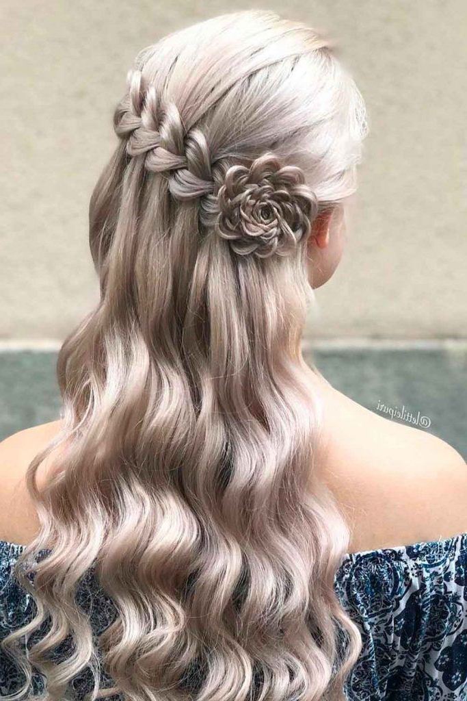 23 Elegant Side Braid Ideas To Style Your Long Hair | Lovehairstyles For Side Braid Updo For Long Hair (Photo 17 of 25)