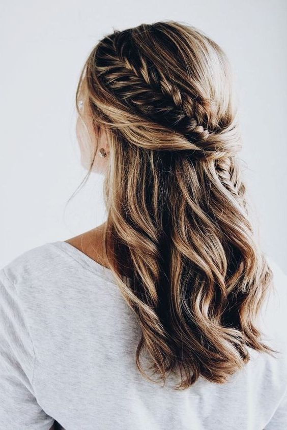 25 Trendy Braided Wedding Hairstyles You'll Like – Weddingomania Inside Side Updo For Long Thick Hair (Photo 7 of 25)
