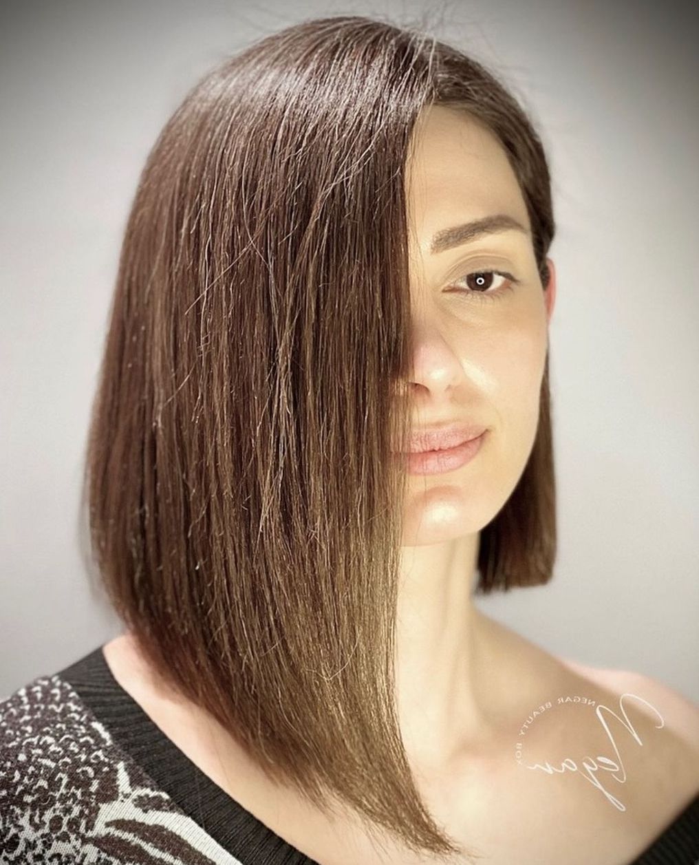 26 Winning Looks With Asymmetrical Bob Haircuts – Hairstyle Intended For Most Recently Smooth Long Bob With Asymmetrical Bangs (Photo 15 of 18)