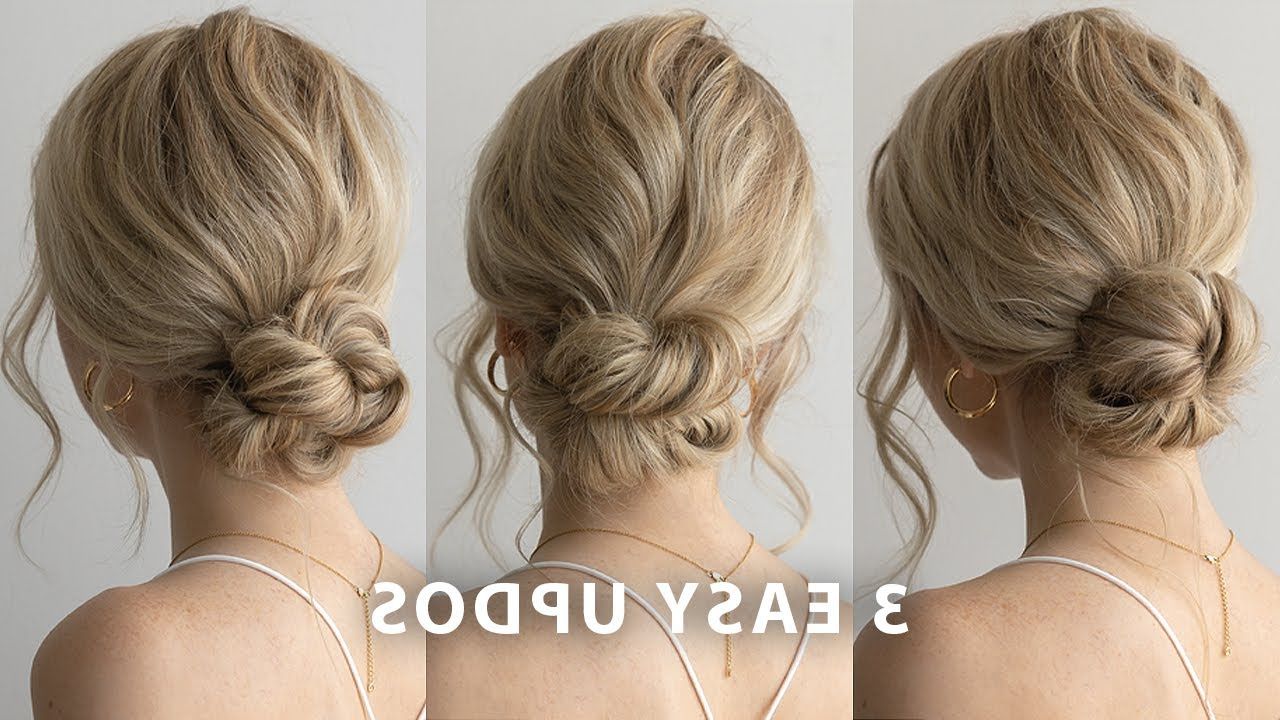 3 Easy Low Bun Hairstyles 2021 – Alex Gaboury For Low Formal Bun Updo (View 19 of 25)