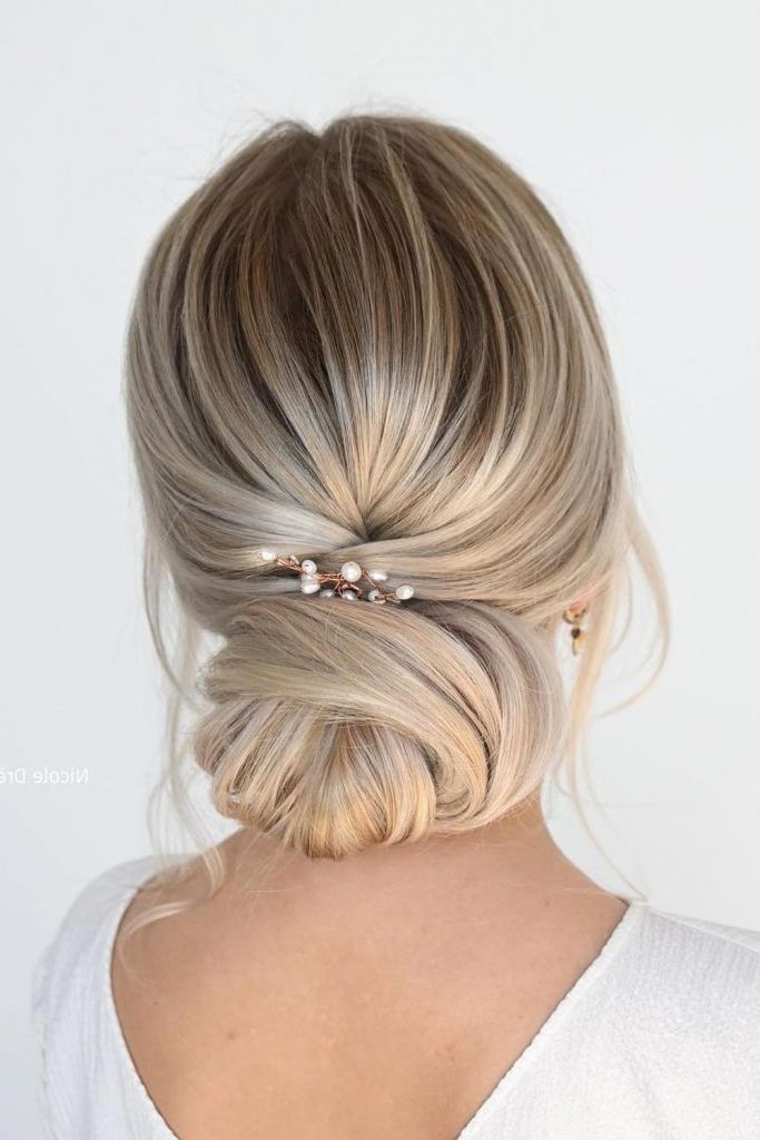 30 Great Ideas Of Wedding Updos For Long Hair – Love Hairstyles Pertaining To Low Flower Bun For Long Hair (View 23 of 25)