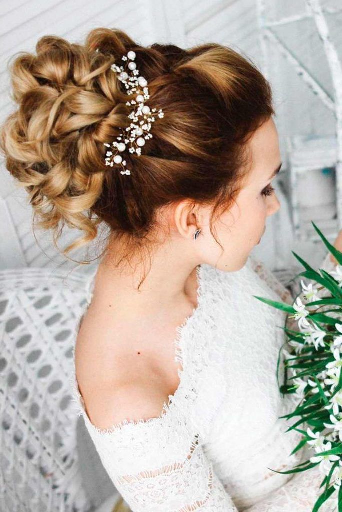 30 Great Ideas Of Wedding Updos For Long Hair – Love Hairstyles Within High Updo For Long Hair With Hair Pins (View 6 of 25)